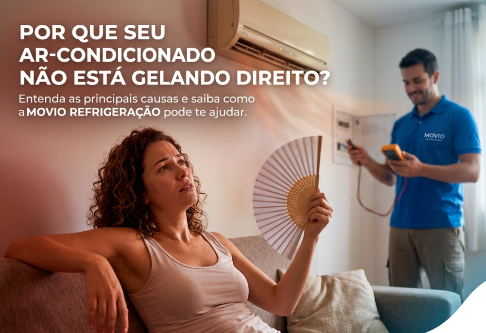 Por que seu ar-condicionado não está gelando direito? Entenda as causas e saiba o que fazer